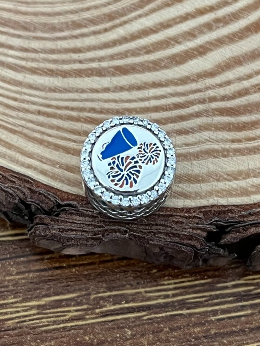 Pandora Cheerleader Go Team Bead S925 Silver Charm